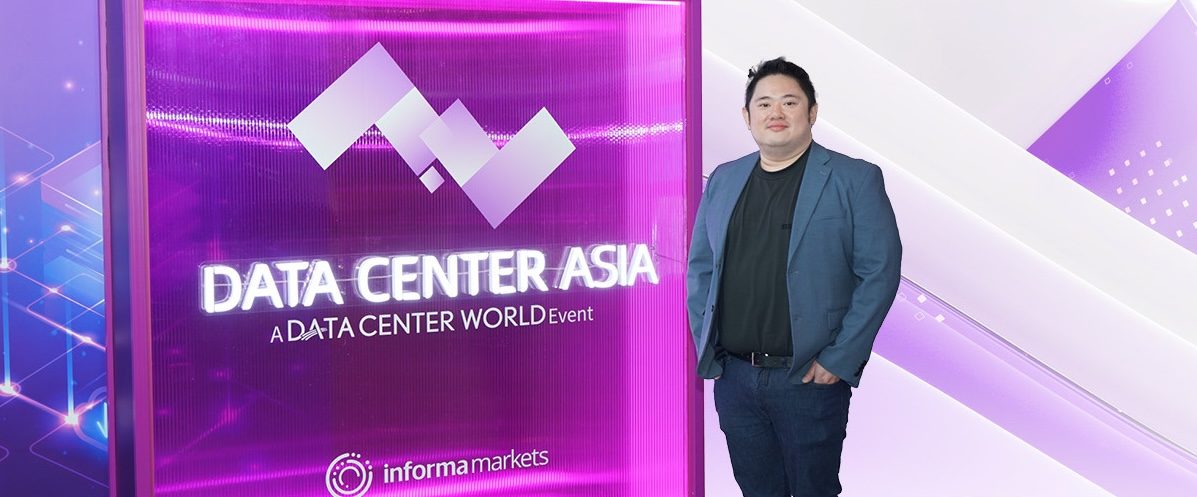 Aaron Ang at Data Center Asia 2026 in Hong Kong